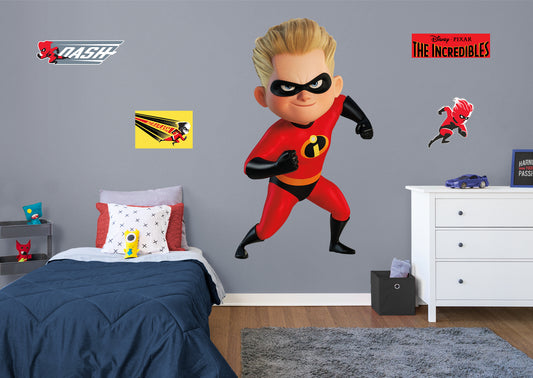 Incredibles 2: Dash RealBig        - Officially Licensed Disney Removable Wall   Adhesive Decal