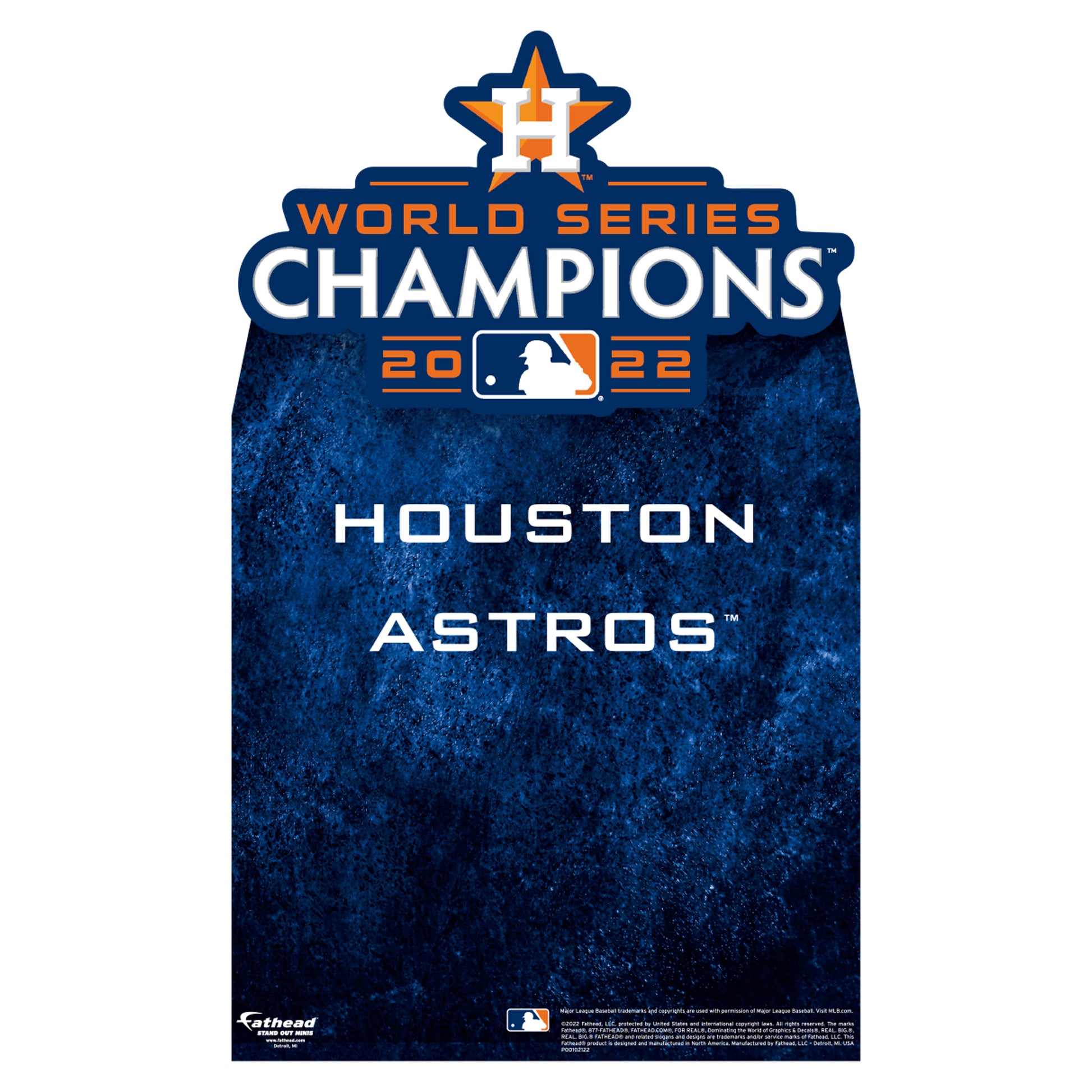 Houston Astros: 2022 World Series Champions - Officially Licensed MLB –  Fathead