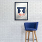 Illinois Fighting Illini: Badge - Framed Mirrored Wall Sign - The Fan-Brand
