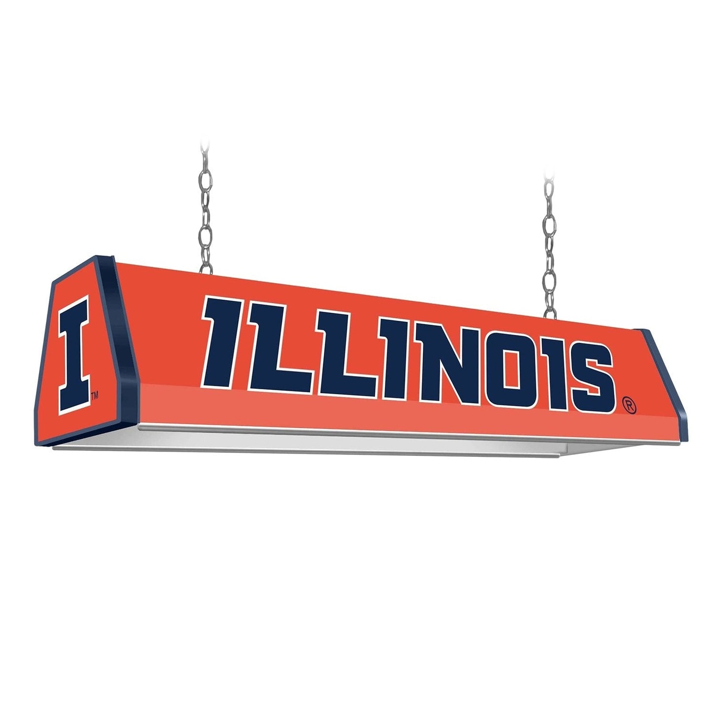 Illinois Fighting Illini: Standard Pool Table Light - The Fan-Brand