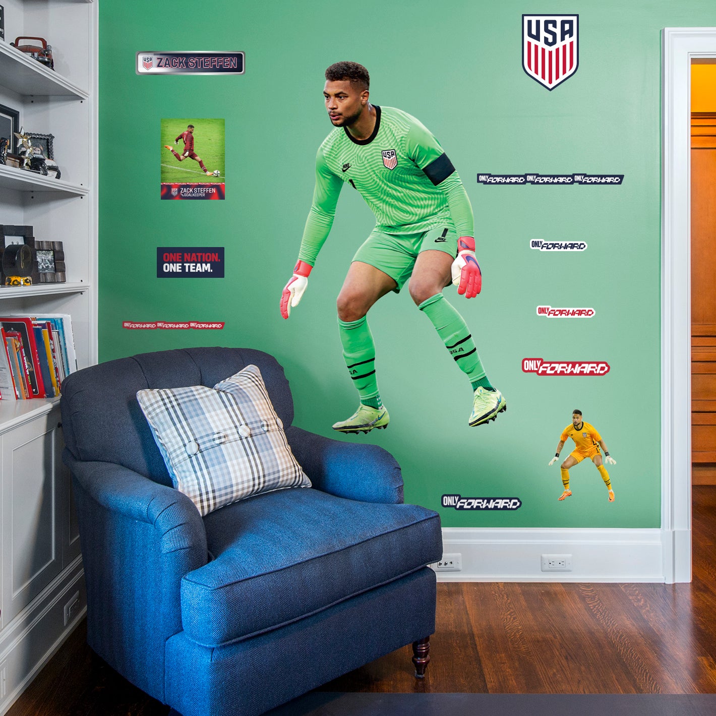 Life-Size Character +10 Decals  (47"W x 78"H) 