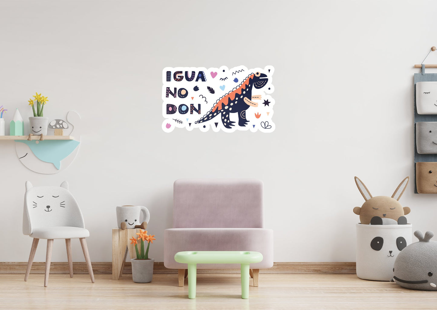 Dinosaurs: Iguanodon Icon        -   Removable Wall   Adhesive Decal