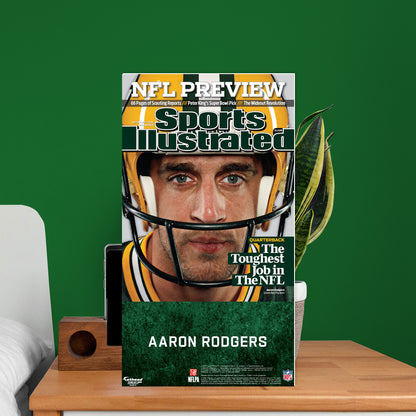Green Bay Packers: Aaron Rodgers September 2009 Sports Illustrated Cover  Mini   Cardstock Cutout  - Officially Licensed NFL    Stand Out