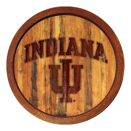 Indiana Hoosiers: Branded "Faux" Barrel Top Sign - The Fan-Brand