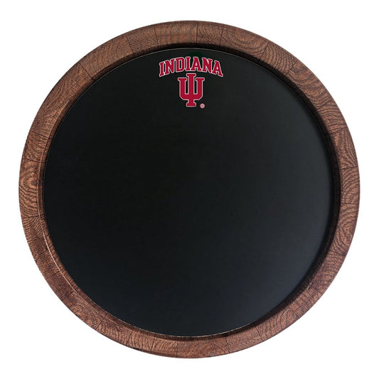 Indiana Hoosiers: Chalkboard "Faux" Barrel Top Sign - The Fan-Brand