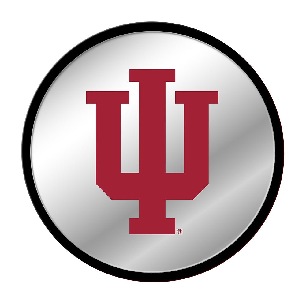 Indiana Hoosiers: Modern Disc Mirrored Wall Sign - The Fan-Brand