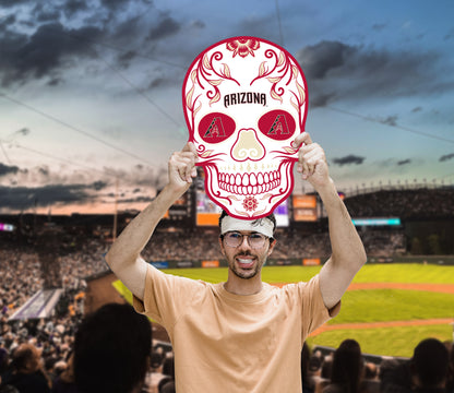 Arizona Diamondbacks:  2022 Skull   Foam Core Cutout  - Officially Licensed MLB    Big Head