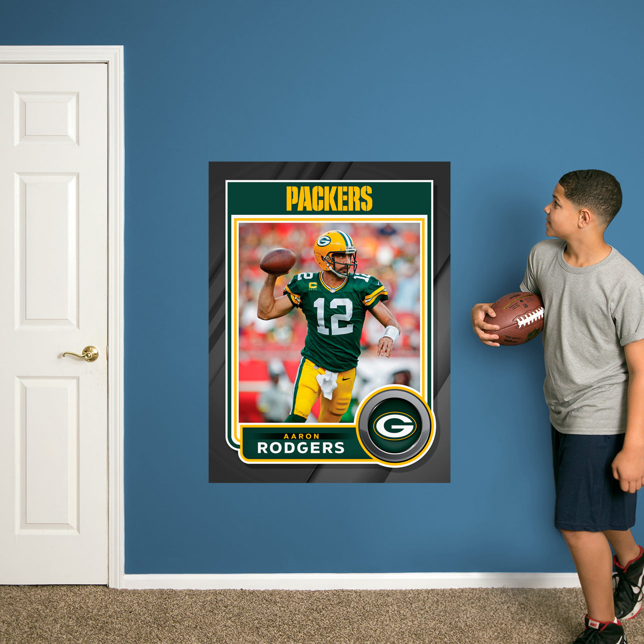 Aaron Rodgers  Green bay packers art, Green bay packers wallpaper, Green  bay packers clothing