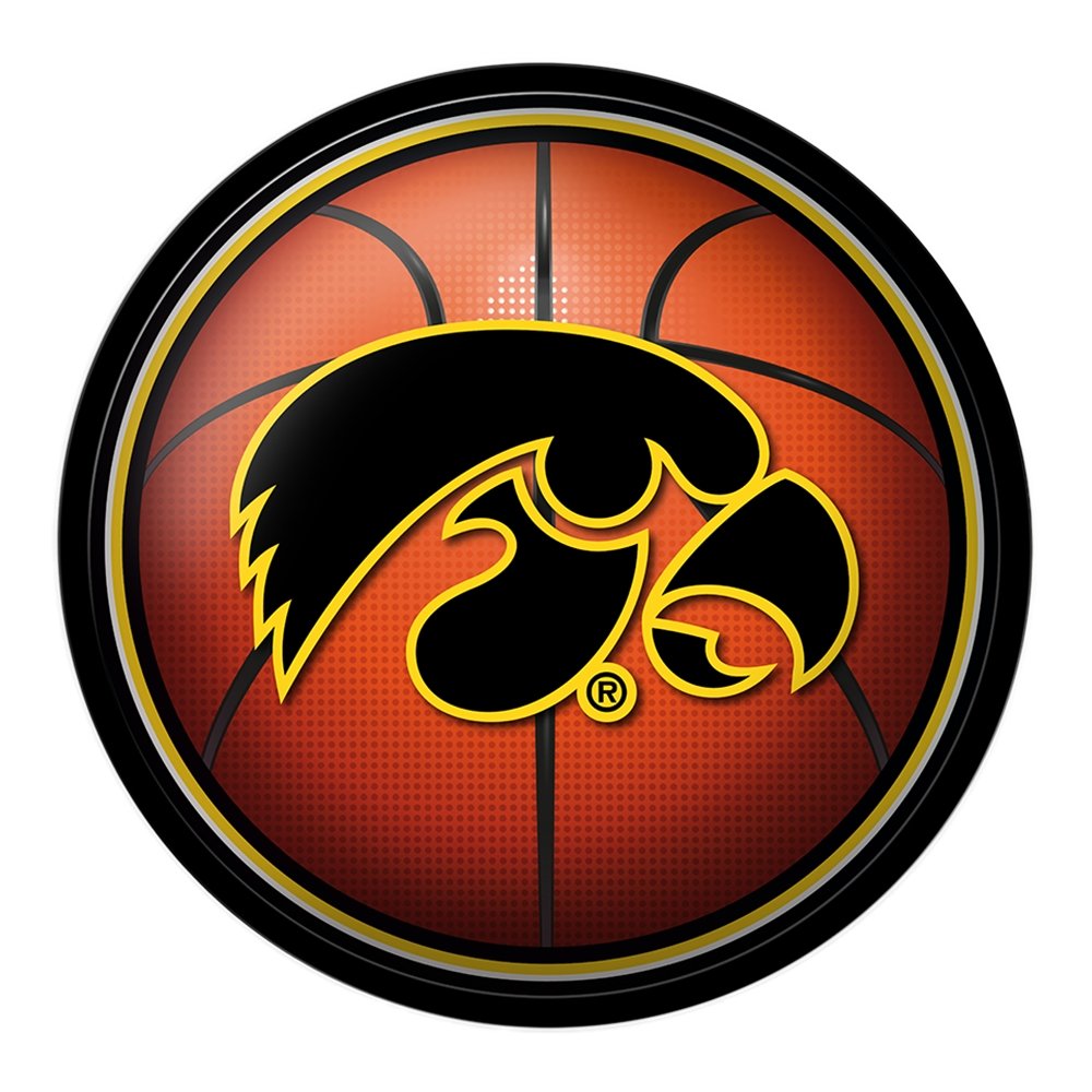 Iowa Hawkeyes: Basketball - Modern Disc Wall Sign - The Fan-Brand