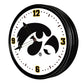 Iowa Hawkeyes: Retro Lighted Wall Clock - The Fan-Brand