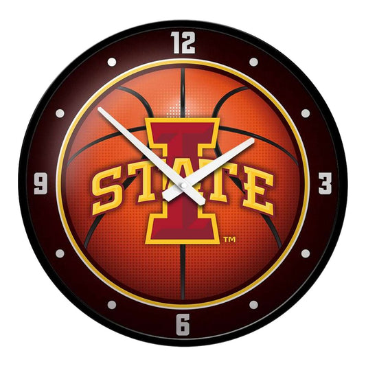 Iowa State Cyclones: Basketball - Modern Disc Wall Clock - The Fan-Brand