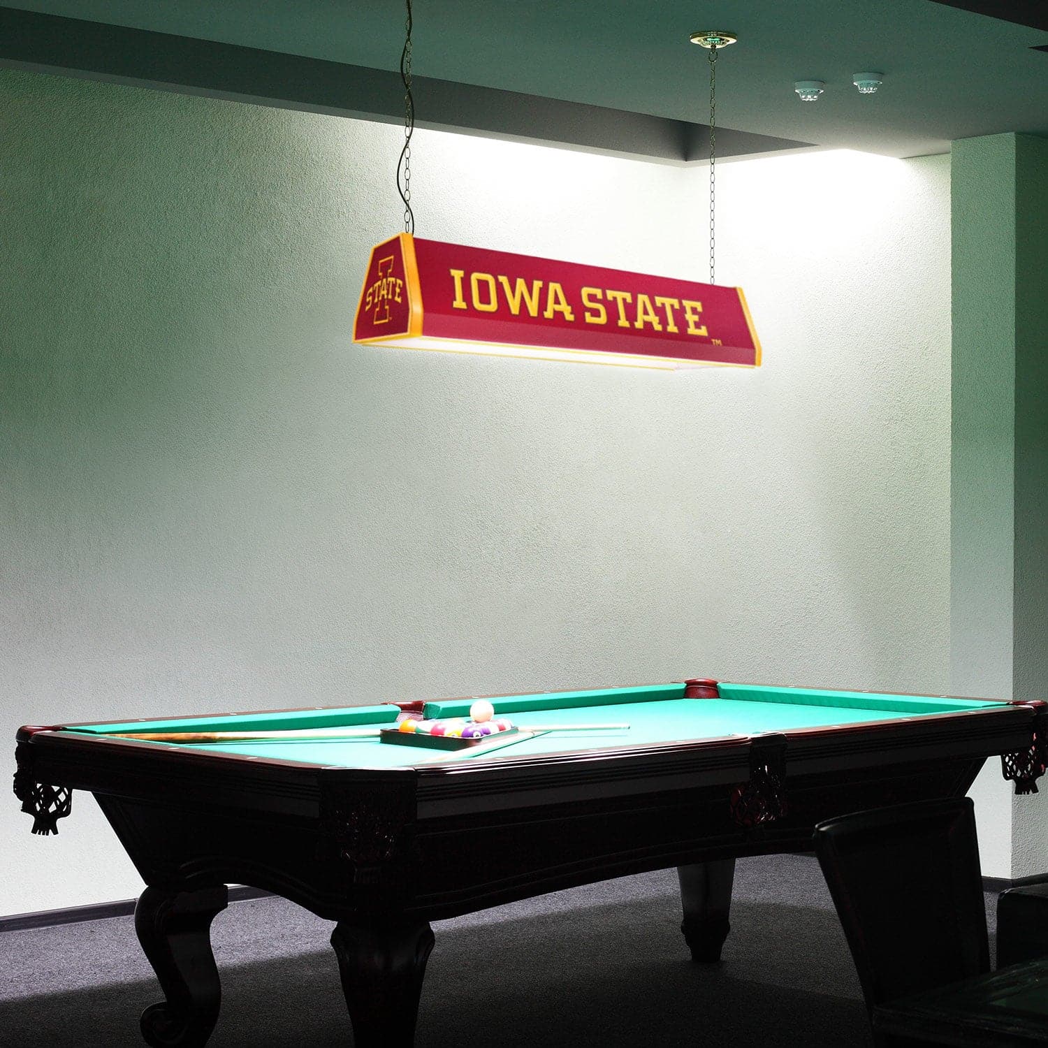 Iowa State Cyclones: Standard Pool Table Light - The Fan-Brand