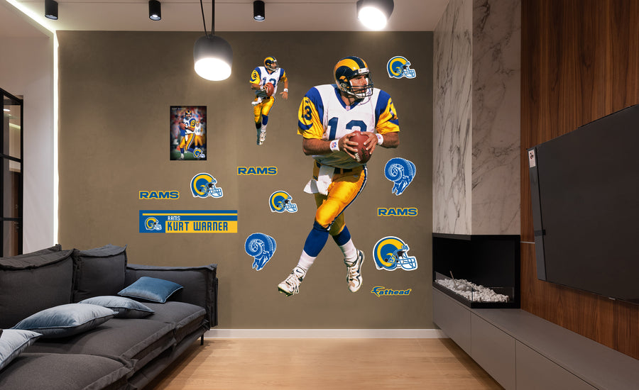 Kurt Warner Legend - RealBig Collection - Official NFL - St. Louis Rams - Reusable Vinyl Wall Decals