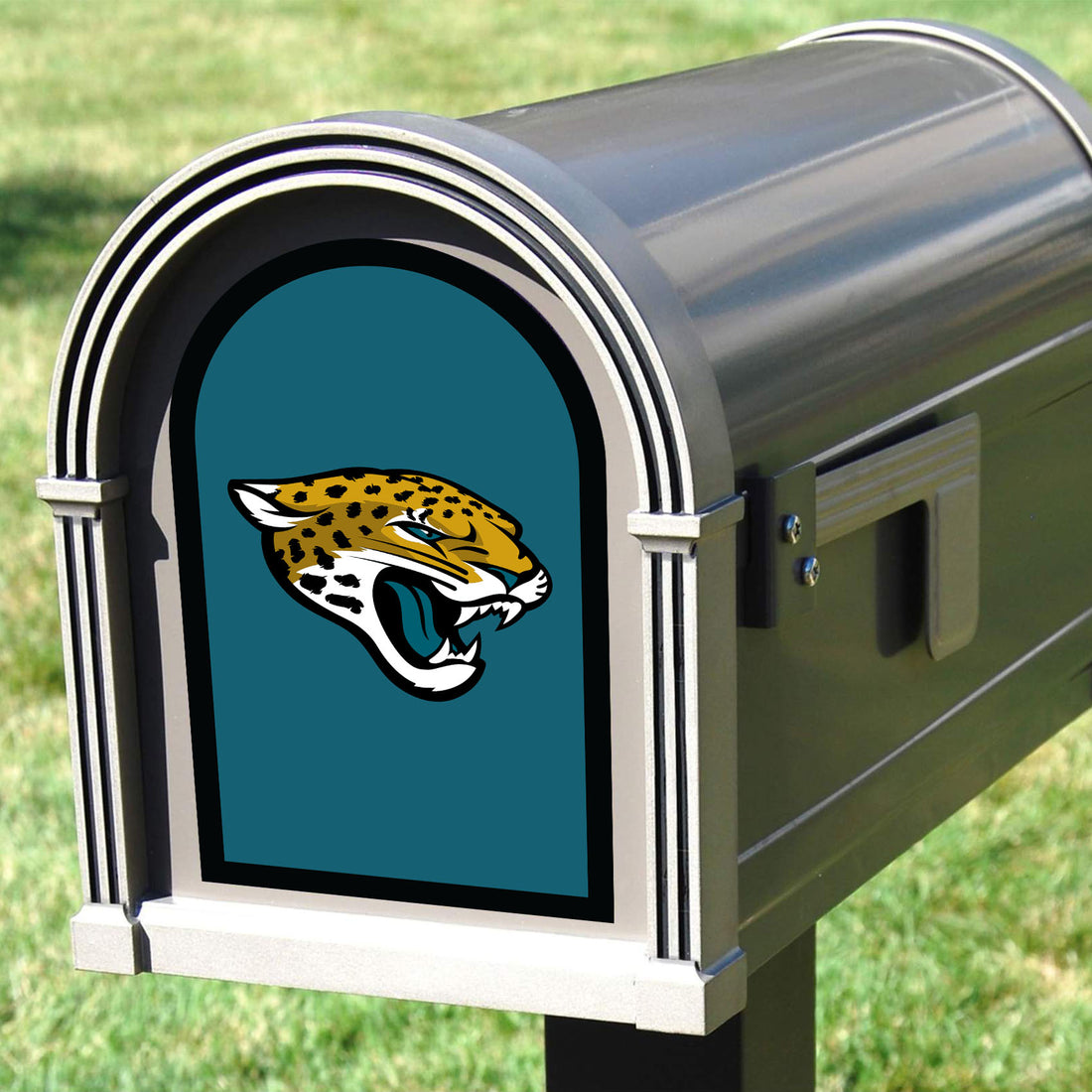 Jacksonville Jaguars Mailbox Logo Officially Licensed NFL Outdoor G Fathead