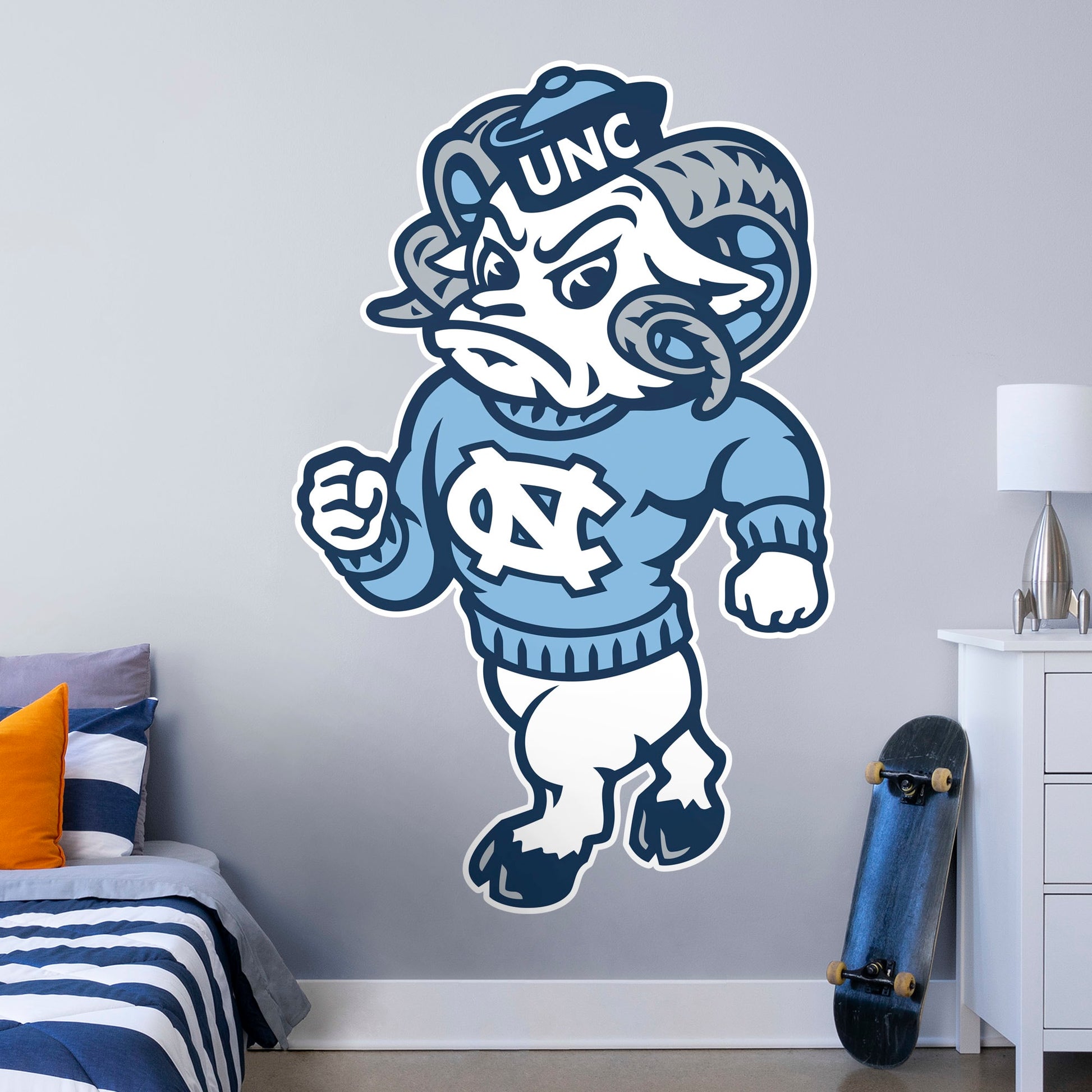 Life-Size Mascot + 2 Decals (50"W x 78"H)
