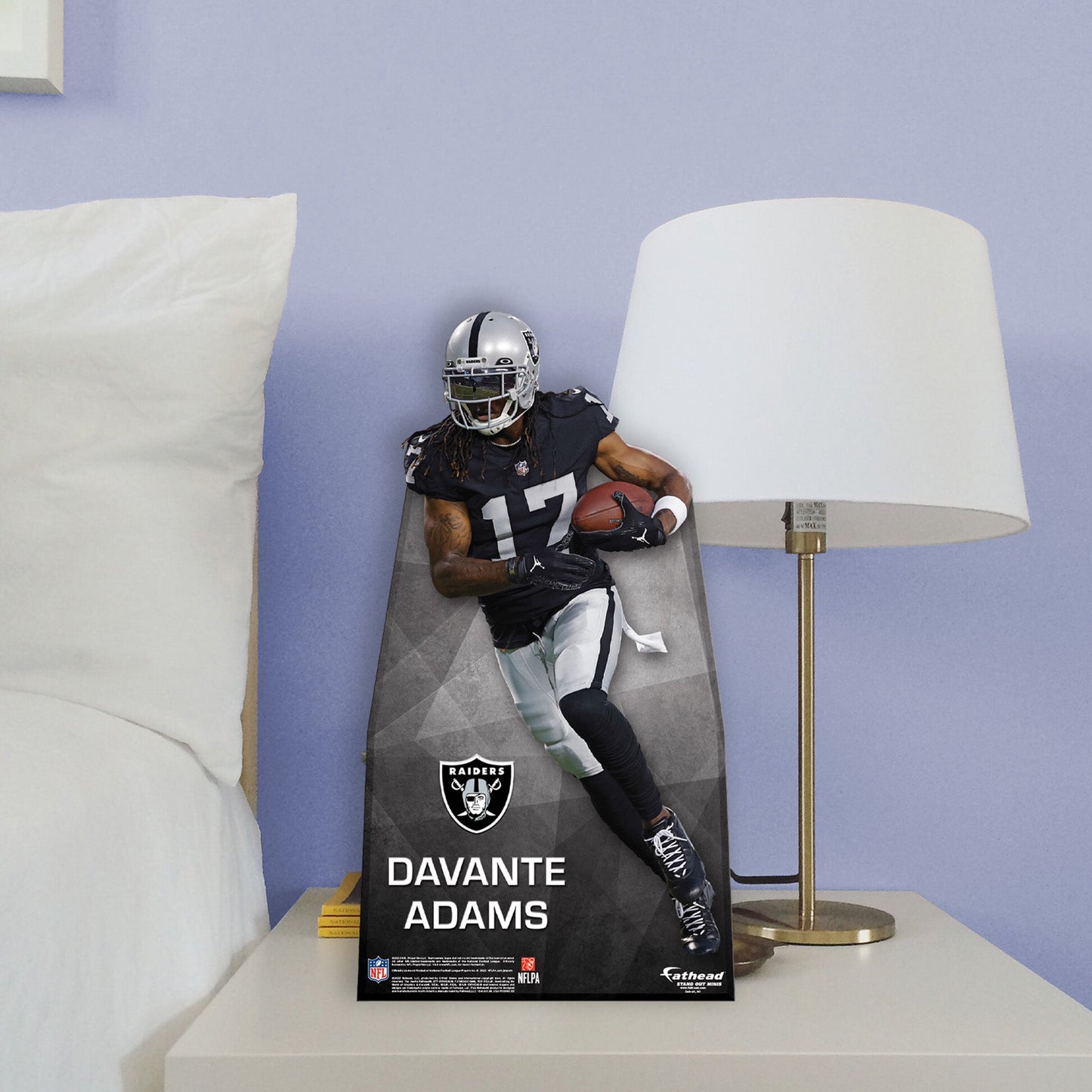 Las Vegas Raiders: Davante Adams Mini Cardstock Cutout - Officially Licensed NFL Stand Out