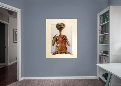 E.T.:  Painting 1 Mural        - Officially Licensed NBC Universal Removable Wall   Adhesive Decal