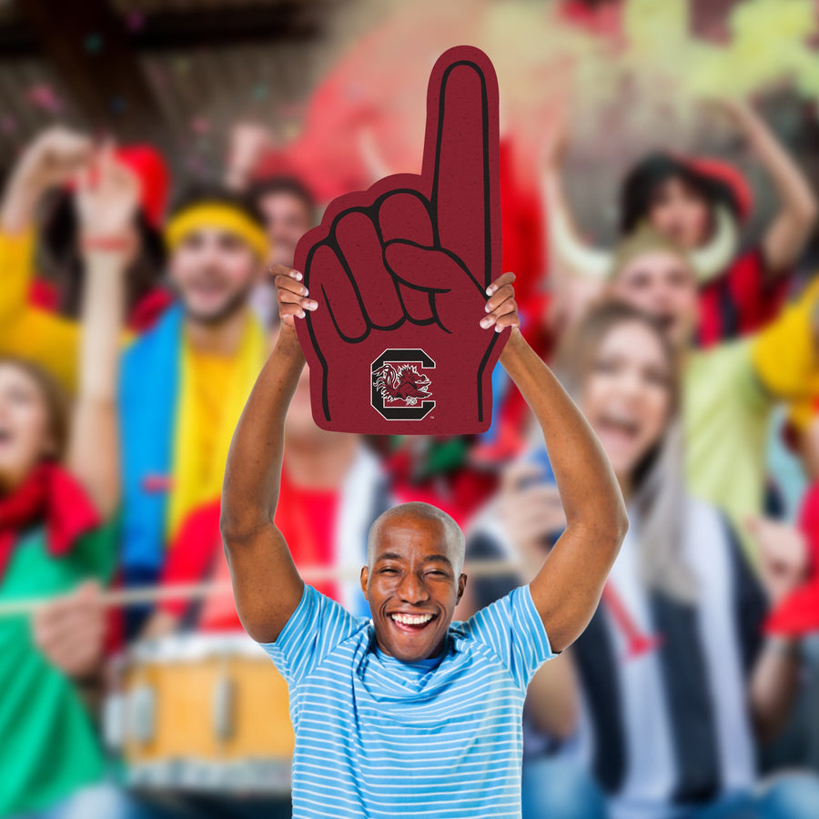 Foam Finger - Big Head - Official NCAA - South Carolina Gamecocks - Foam Core Cutout