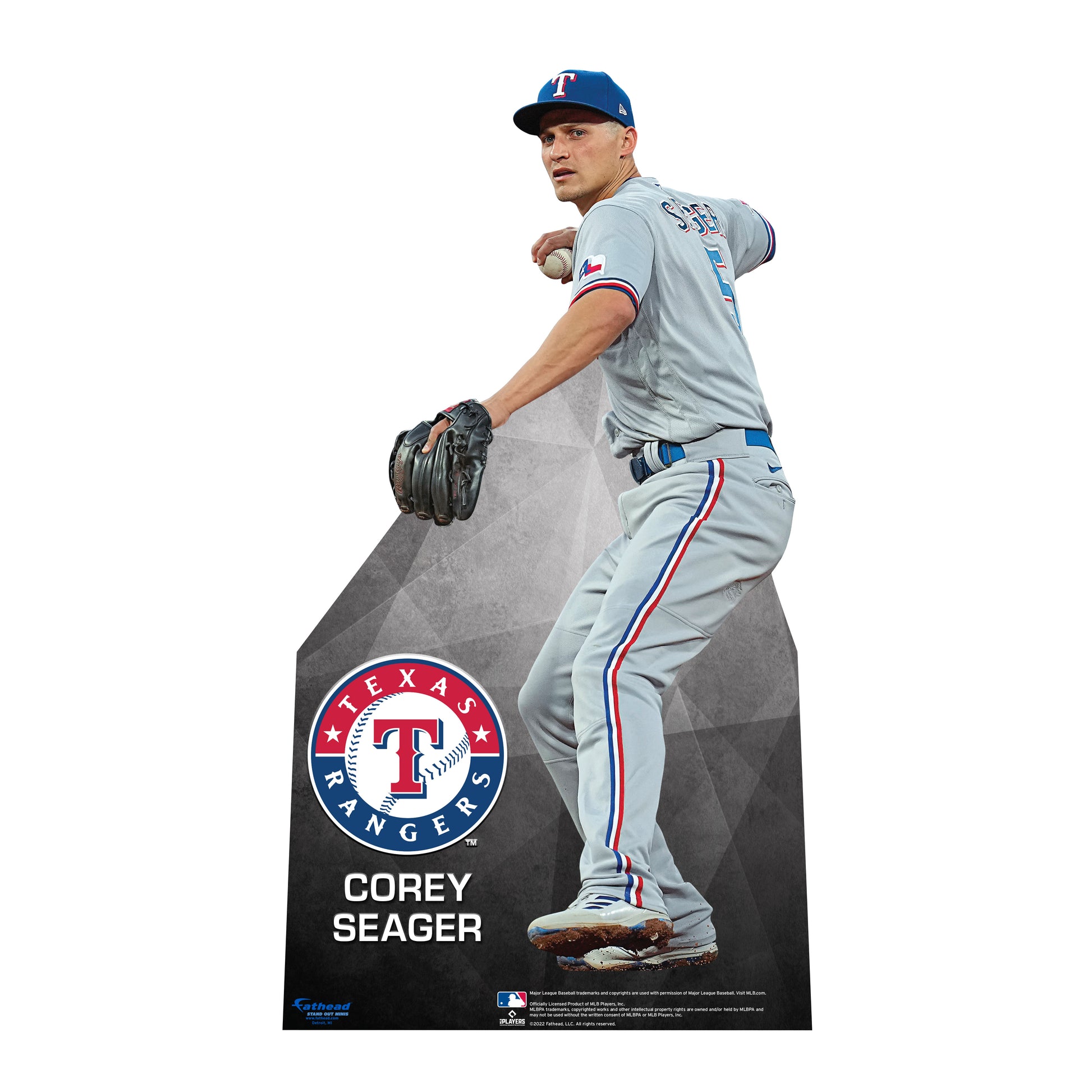 Texas Seager (Corey Seager) Texas Rangers - 1/1 Original on Wood
