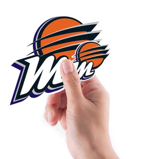Sheet of 5 -Phoenix Mercury:   Logo Minis        - Officially Licensed WNBA Removable    Adhesive Decal