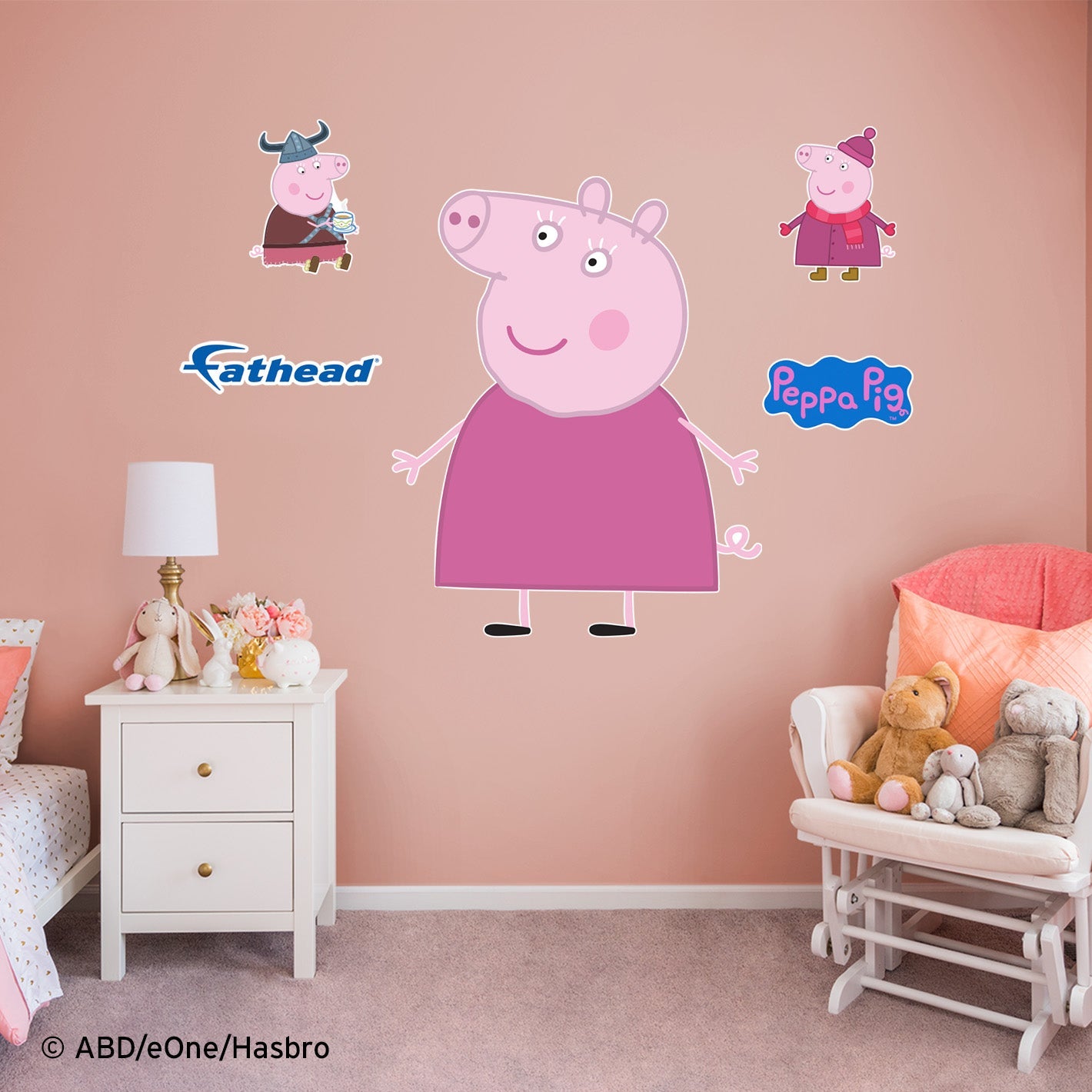 Peppa Pig: Grandma RealBigs - Officially Licensed Hasbro Removable Adhesive Decal