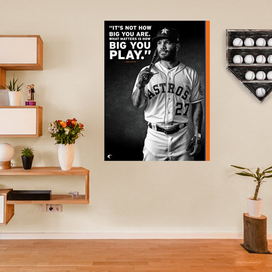 Houston Astros: José Altuve  Inspirational Poster        - Officially Licensed MLB Removable     Adhesive Decal