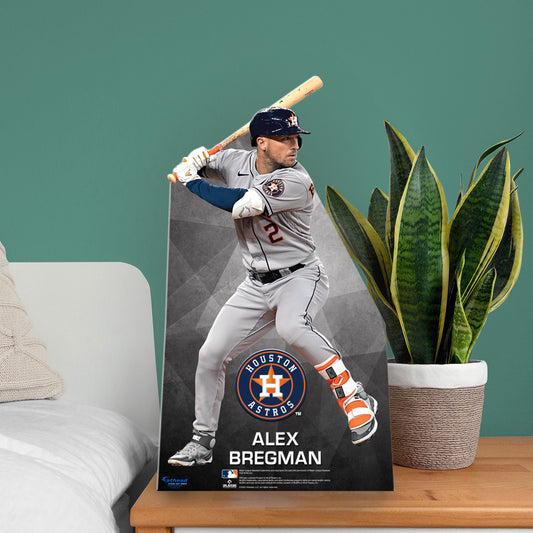 Houston Astros: Alex Bregman 2022  Mini   Cardstock Cutout  - Officially Licensed MLB    Stand Out