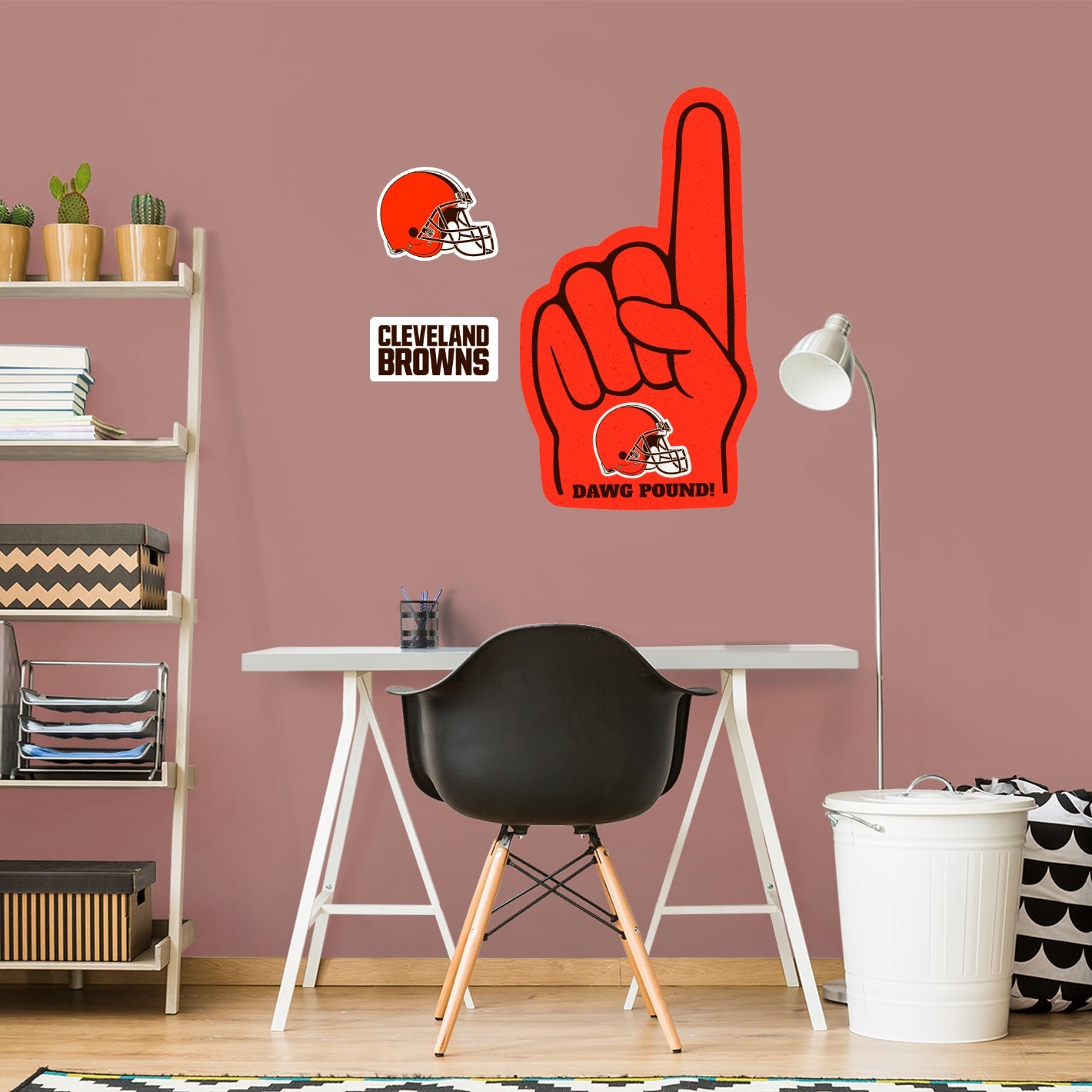 Cleveland Browns: Foam Finger - Officially Licensed NFL Removable Adhesive Decal