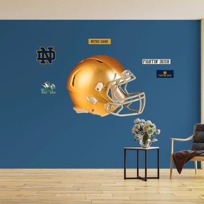 Notre Dame Fighting Irish: Helmet - Officially Licensed NCAA Removable Adhesive Decal
