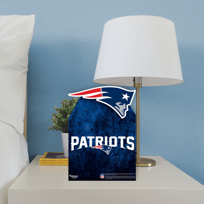 New England Patriots:   Logo  Mini   Cardstock Cutout  - Officially Licensed NFL    Stand Out