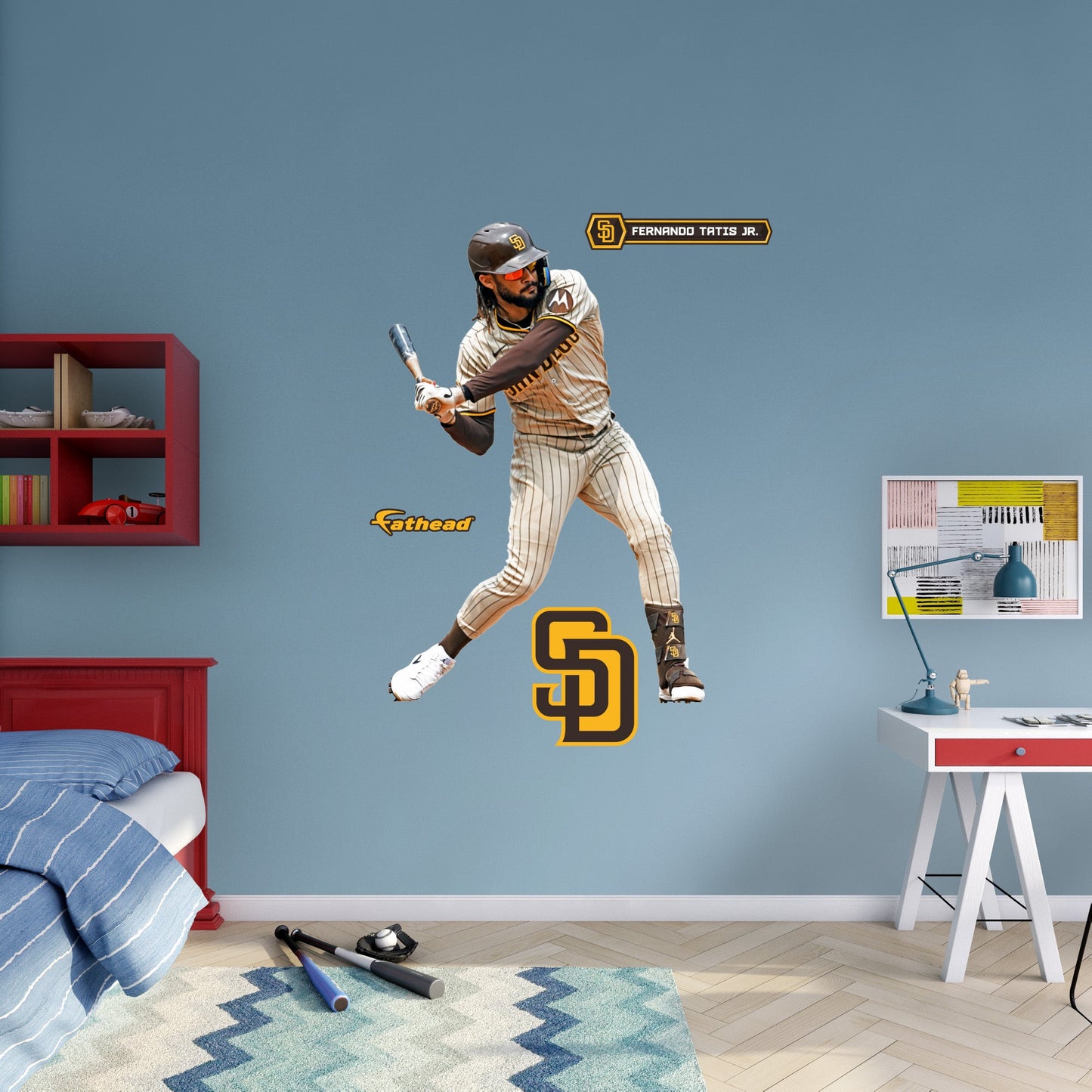 San Diego Padres: Fernando TatÃ­s Jr.  Swing        - Officially Licensed MLB Removable     Adhesive Decal