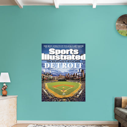 Detroit Tigers: September 2009 Sports Illustrated Cover - Officially Licensed MLB Removable Adhesive Decal