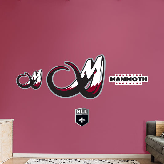 Colorado Mammoth:  2022 Logo        - Officially Licensed NLL Removable     Adhesive Decal