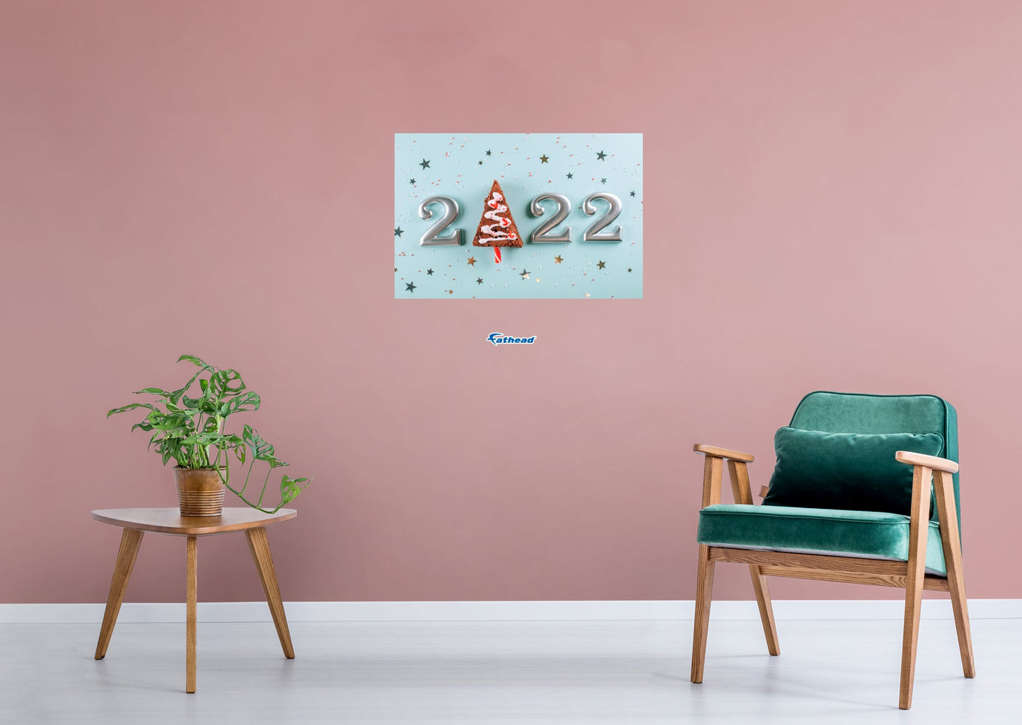 New Year: Fudge Poster - Removable Adhesive Decal