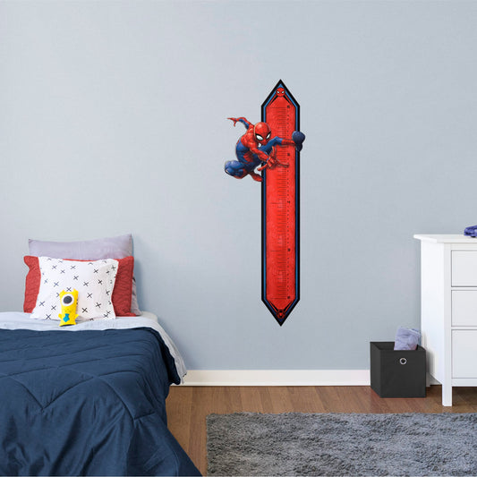 Spider-Man: In Action Growth Chart - Officially Licensed Removable Wall Decal