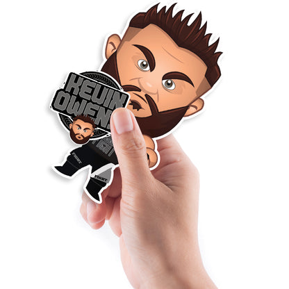 Sheet of 5 -Kevin Owens Minis        - Officially Licensed WWE Removable     Adhesive Decal