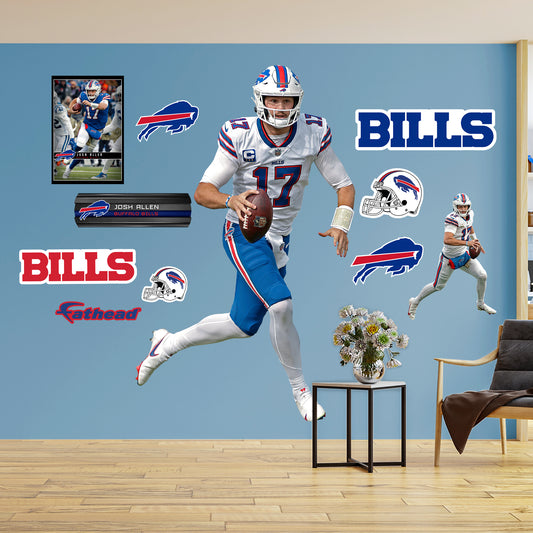 Buffalo Bills: Josh Allen         - Officially Licensed NFL Removable     Adhesive Decal