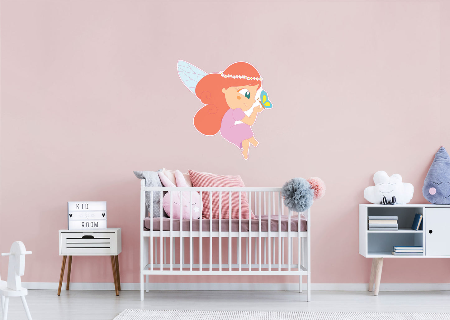 Nursery: Nursery Butterfly Icon        -   Removable     Adhesive Decal