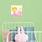 Nursery Princess:  All Pink Mural        -   Removable Wall   Adhesive Decal