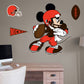 Cleveland Browns: Mickey Mouse - Officially Licensed NFL Removable Adhesive Decal