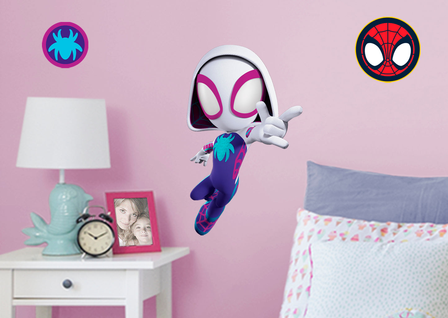 Spidey and His Amazing Friends: Ghost Spider RealBig        - Officially Licensed Marvel Removable Wall   Adhesive Decal