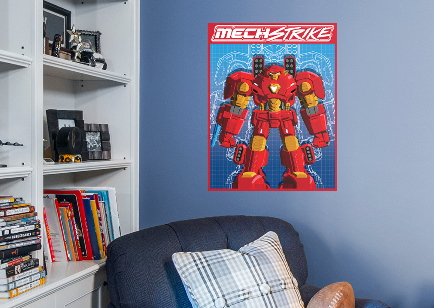 Avengers: Iron Man Mech Suit Mural        - Officially Licensed Marvel Removable Wall   Adhesive Decal