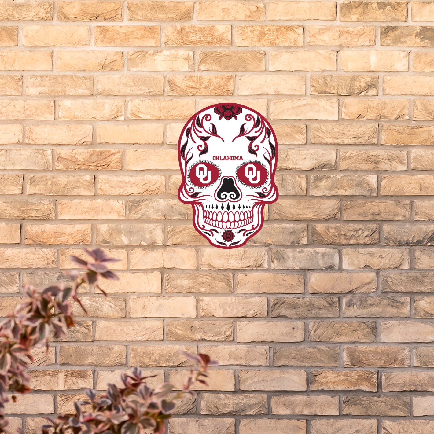 Oklahoma Sooners:  2022 Outdoor Skull        - Officially Licensed NCAA    Outdoor Graphic