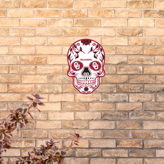 Oklahoma Sooners:   Outdoor Skull        - Officially Licensed NCAA    Outdoor Graphic
