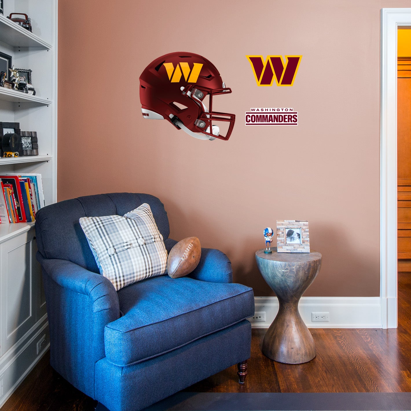 Washington Commanders: Helmet - Officially Licensed NFL Removable Adhesive Decal