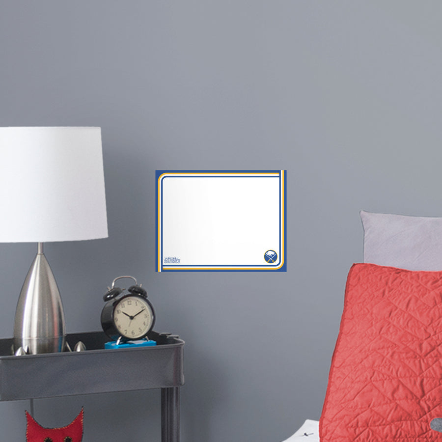 Buffalo Sabres - Teammate - Dry Erase Whiteboard - Official NHL - Reusable Vinyl Wall Decal