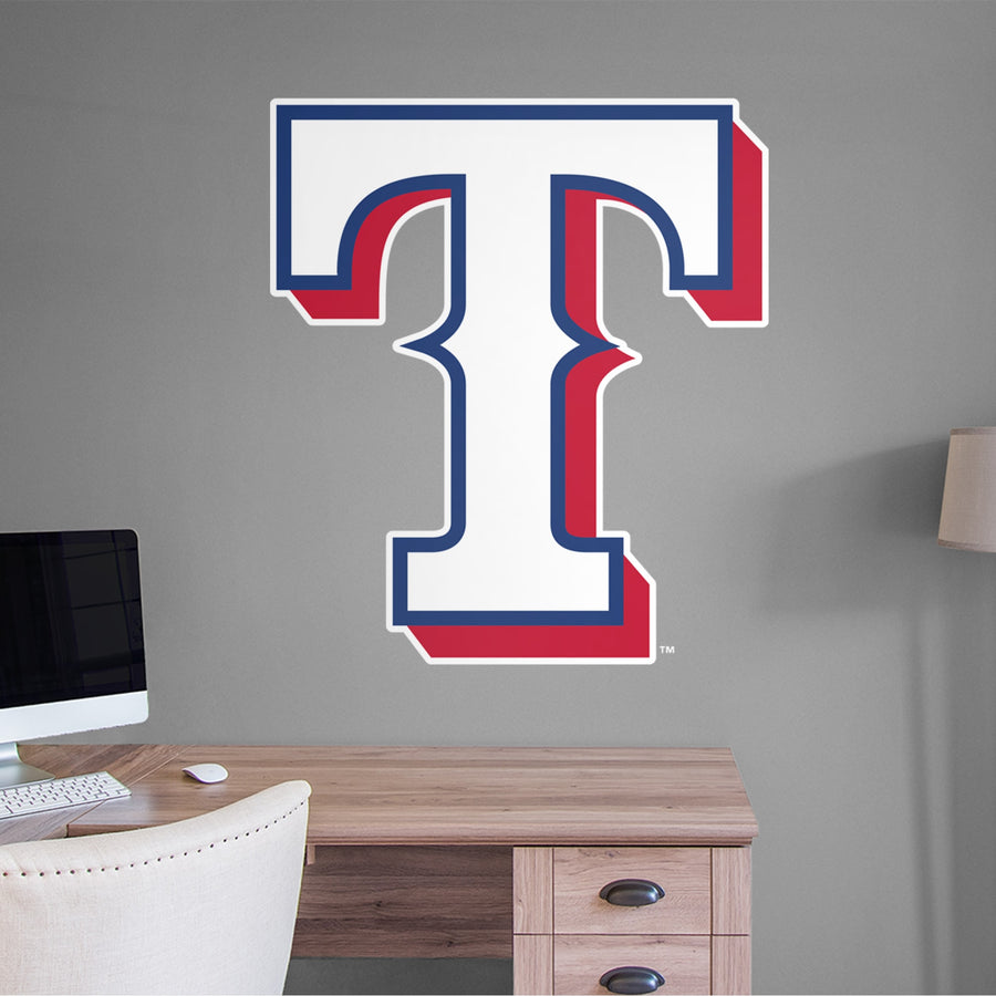 Texas Rangers - RealBig Alternate Logo Collection - Official MLB - Reusable Vinyl Wall Decals