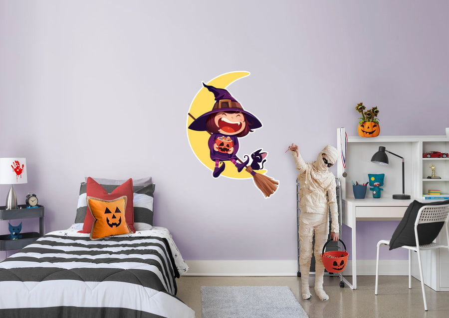 Halloween: Moon Icon        -   Removable Wall   Adhesive Decal