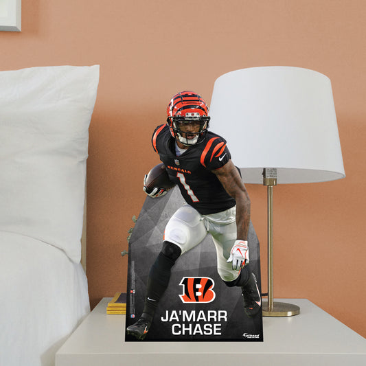 Cincinnati Bengals: Ja'Marr Chase   Mini   Cardstock Cutout  - Officially Licensed NFL    Stand Out