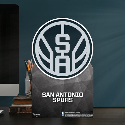 San Antonio Spurs:  2022 Logo  Mini   Cardstock Cutout  - Officially Licensed NBA    Stand Out